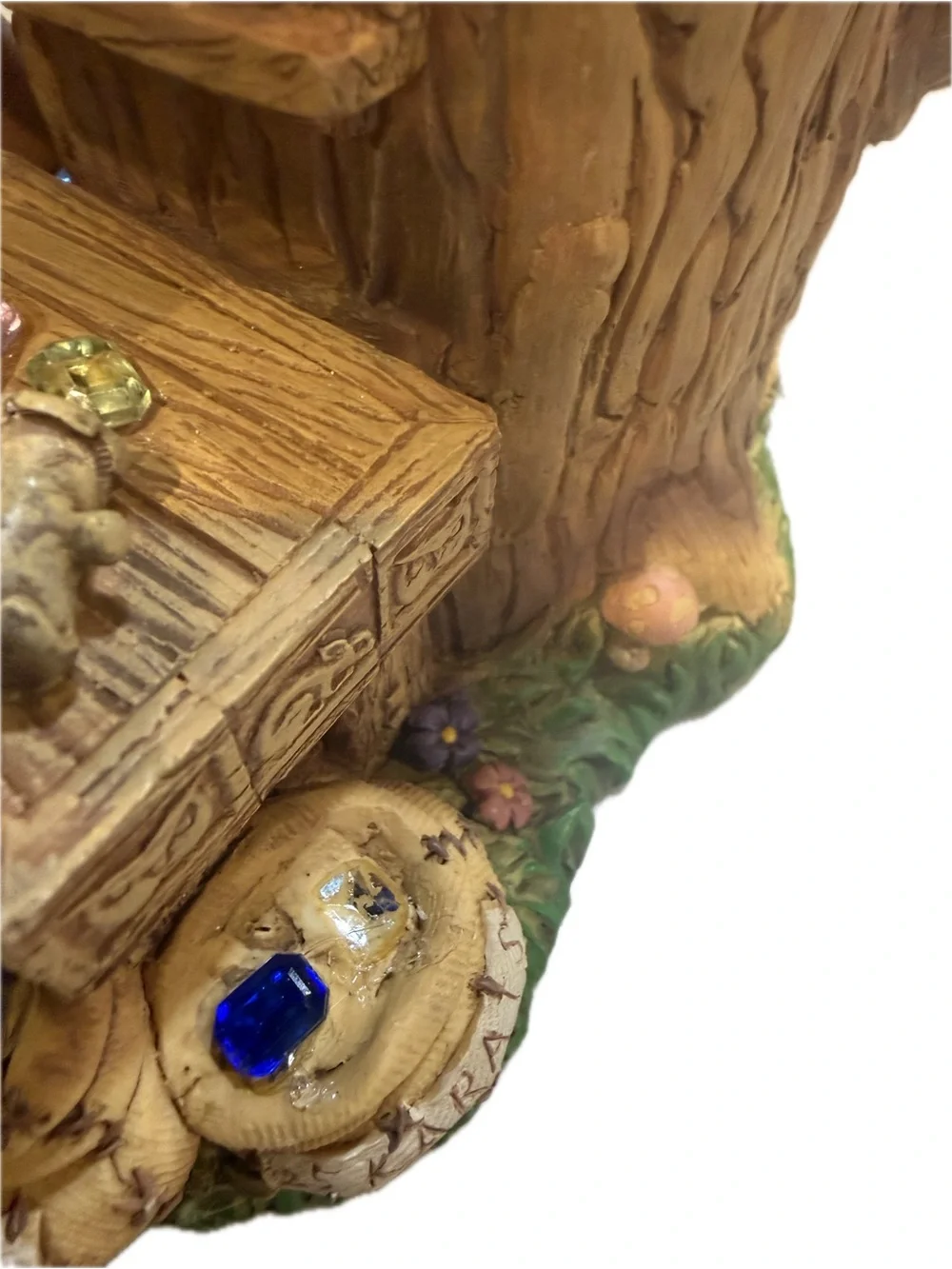 Vintage Disney Snow White & the Seven Dwarves Doc Pencil Holder And Clock